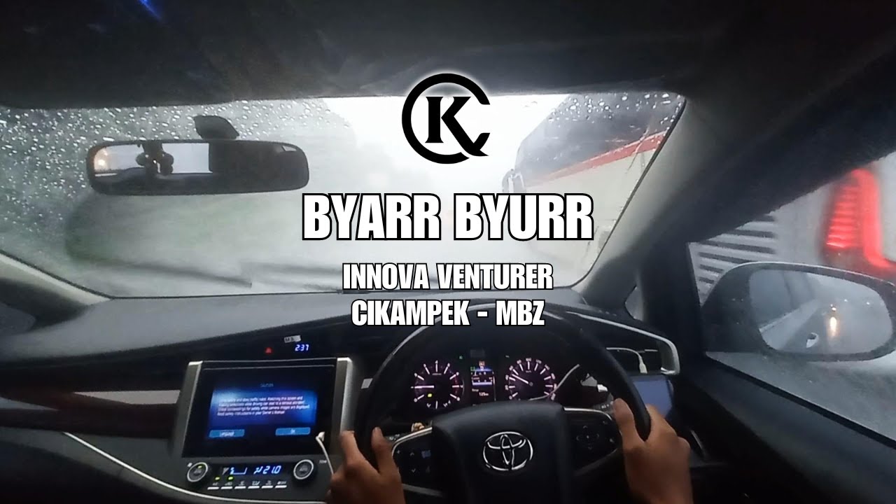 BYARR BYURR 💦 CIKAMPEK - MBZ | TOYOTA INNOVA REBORN VENTURER BENSIN MATIC TEMBUS 12 KM/L ‼️