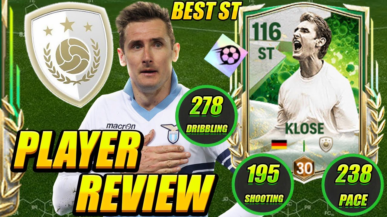 GRASSROOTS GREATS KLOSE PLAYER REVIEW! GRASSROOTS GREATS ICON KLOSE REVIEW! FC MOBILE KLOSE REVIEW