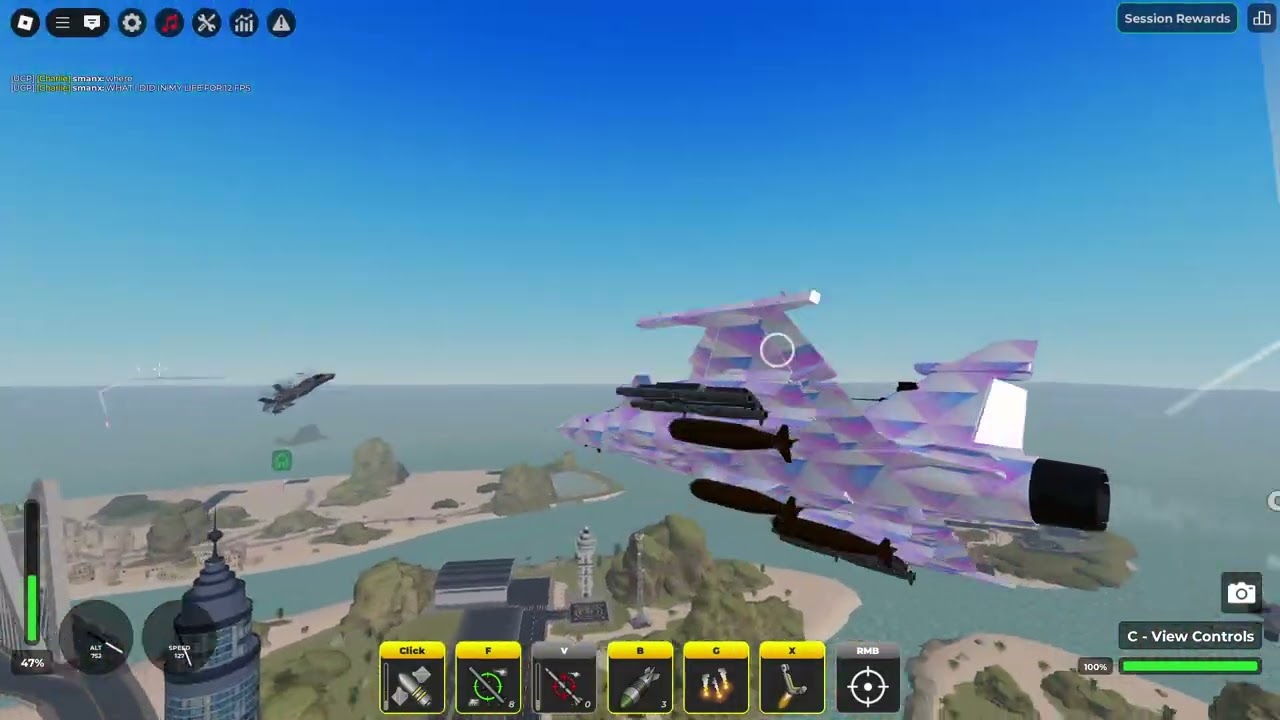 Destroying War Tycoon server with the most SIGMA fighter jet