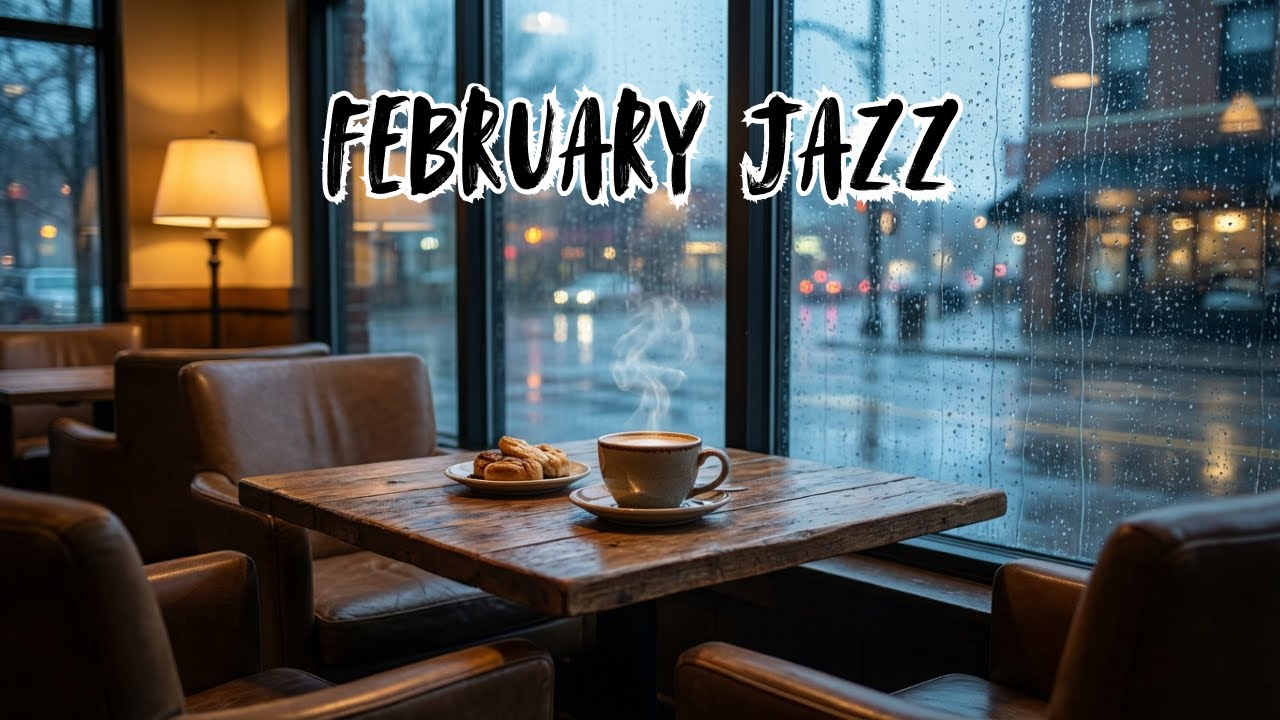 Smooth February Piano Jazz for Long Work Hours