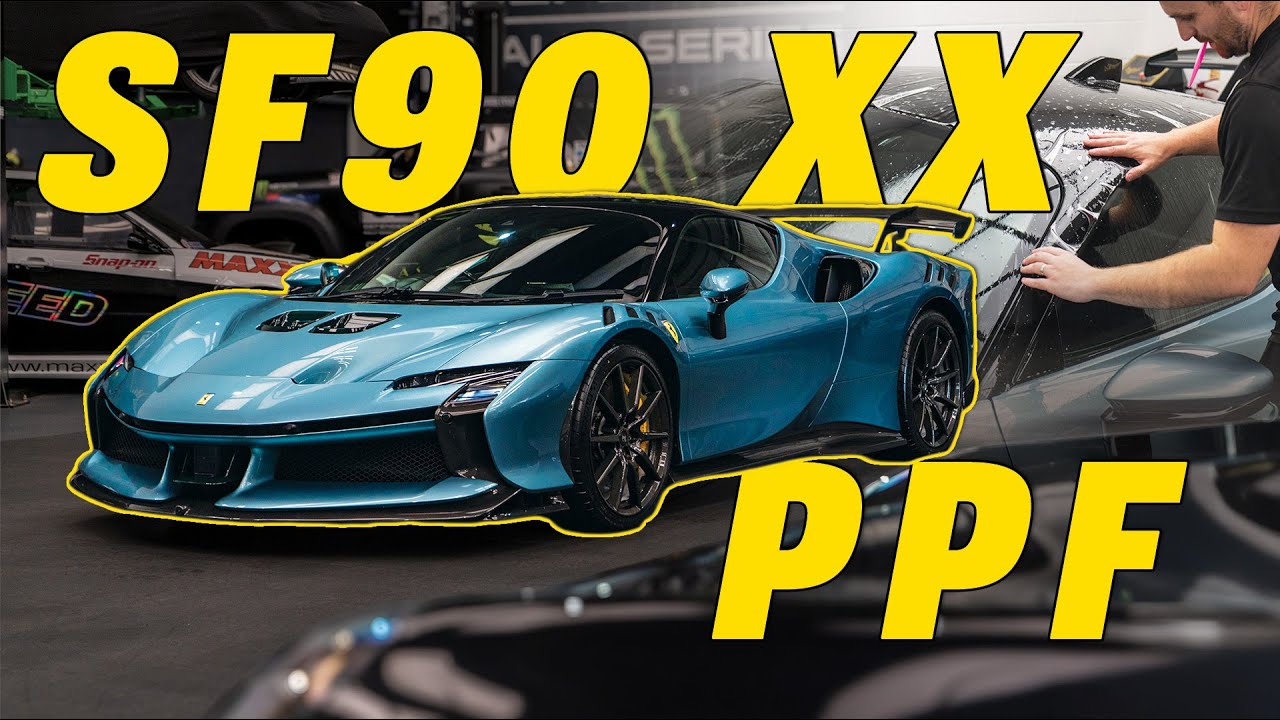 Maintaining the value of this SF90xx with Paint Protection Film (PPF)