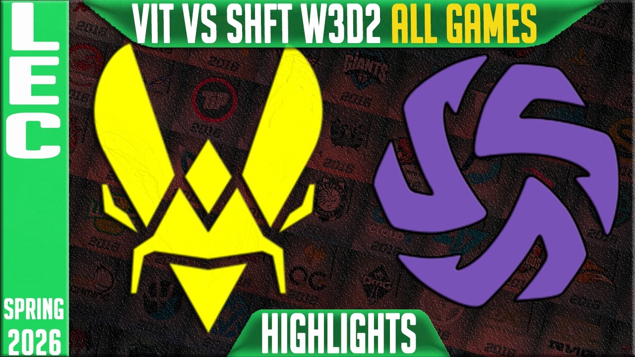VIT vs SHFT Highlights ALL GAMES | LEC Spring 2026 W3D2 | Team Vitality vs Shifters
