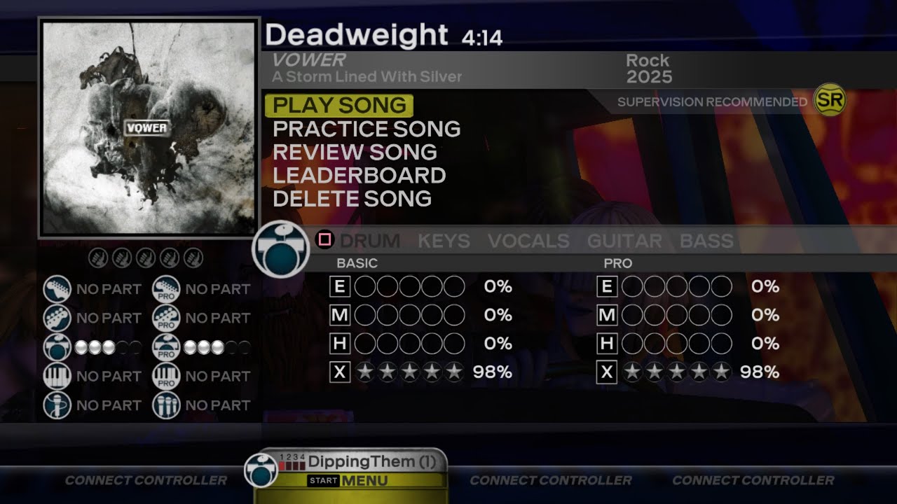 Deadweight by VOWER - Pro Drums (Autoplay)
