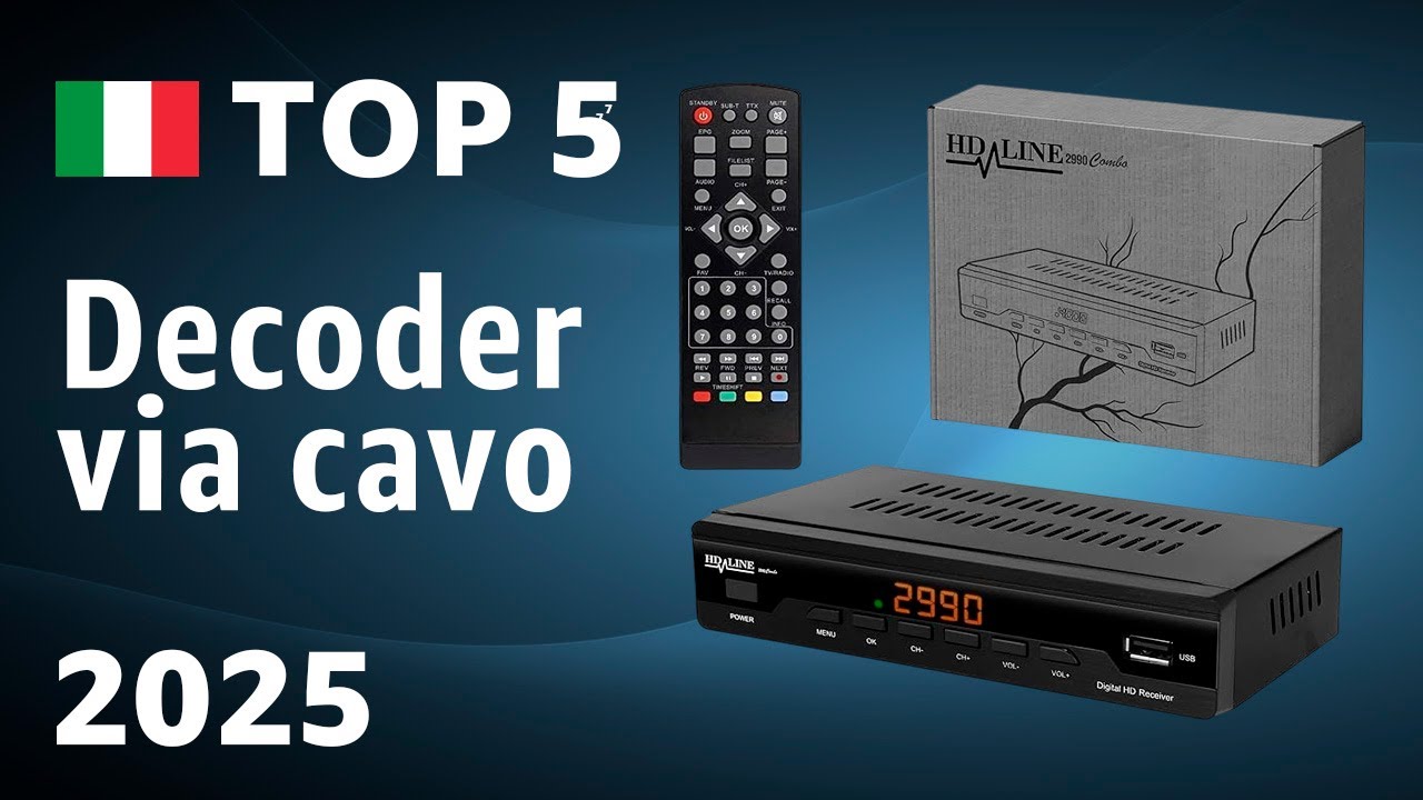 TOP—5. Migliori decoder via cavo (DVB-C) 2025