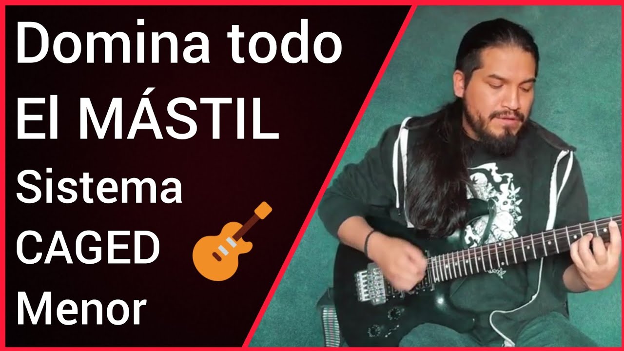 🎸 Cómo tocar los ACORDES MENORES en Guitarra Eléctrica | Sistema CAGED 🎶