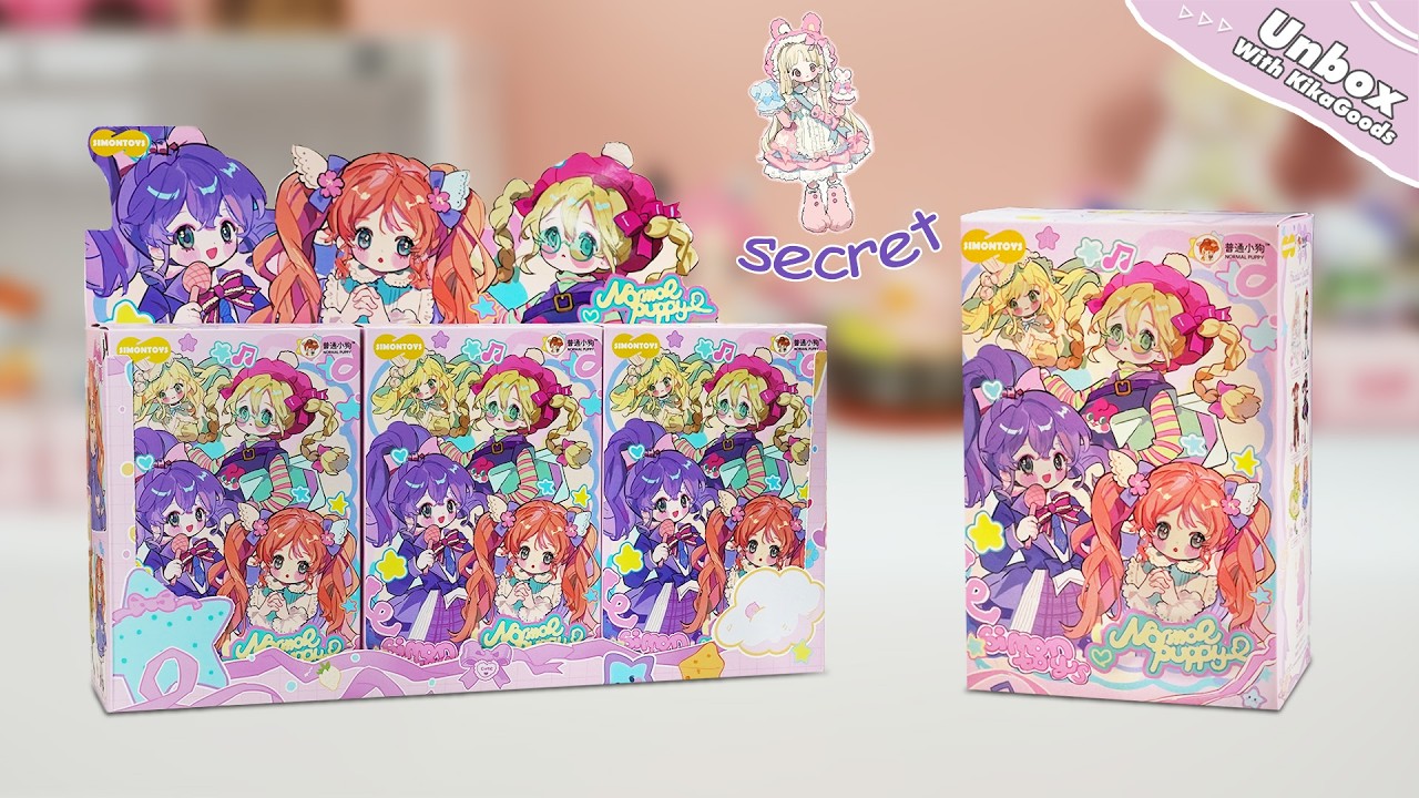 Unboxing The Colorful Wardrobe of Normal Puppy Series 1/12 Action Figure BJD Blind Box#kikagoods