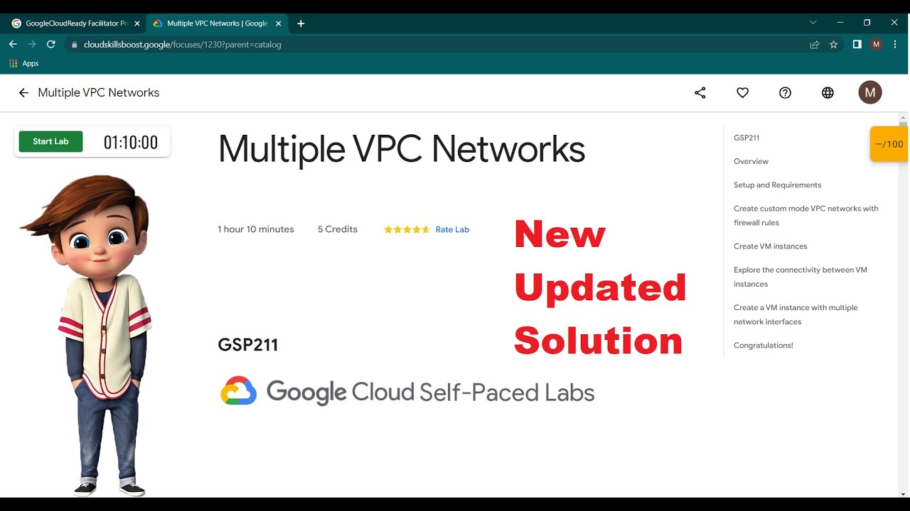 Multiple VPC Networks | [ GSP211 ] | Updated Lab | Correct Solution