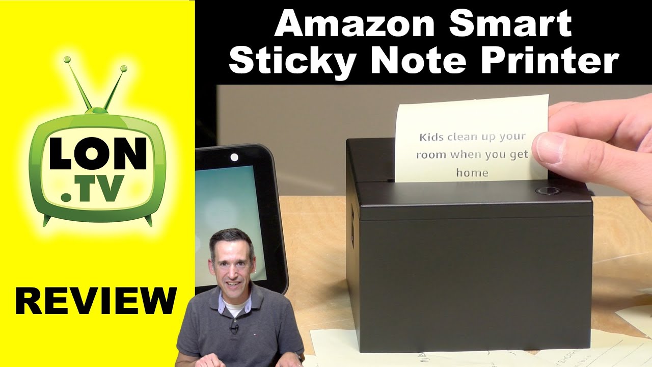 Amazon Smart Sticky Printer Review - Another Weird Amazon Hardware Product