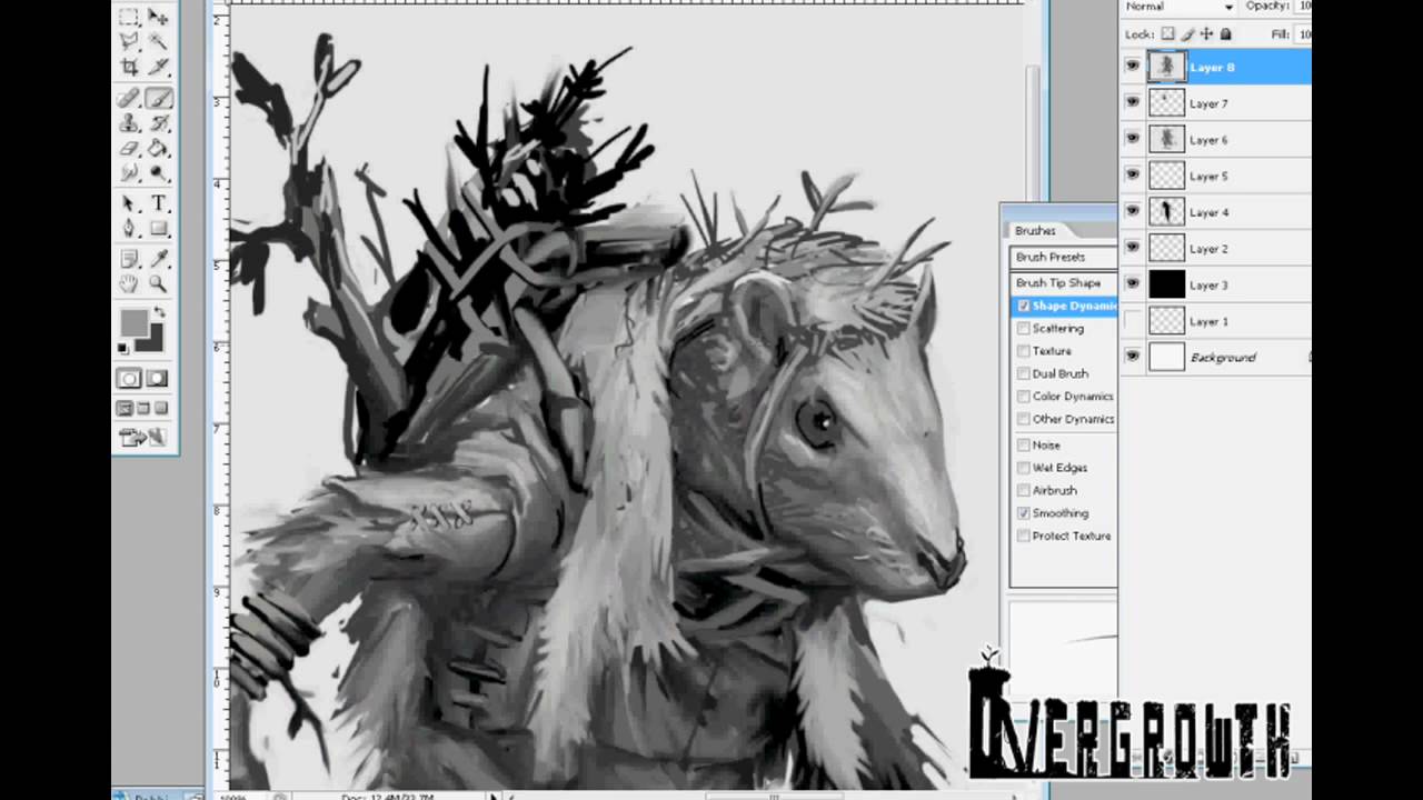Rat Warrior Timelapse For Overgrowth - Wolfire Games