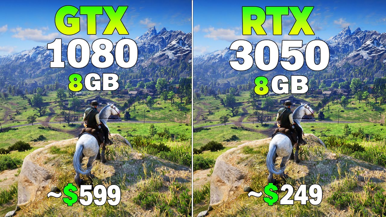 GTX 1080 vs RTX 3050 - Test in 8 Games