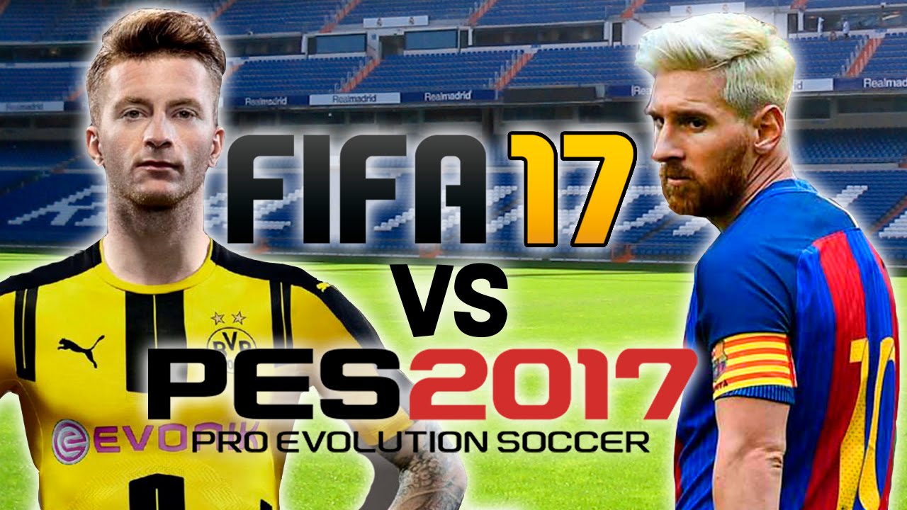 FIFA 17 vs PES 2017 | Gameplay + Trailer