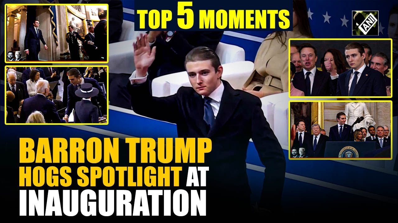 Why Trump’s youngest son Barron Trump hogged limelight at the presidential inauguration ceremony