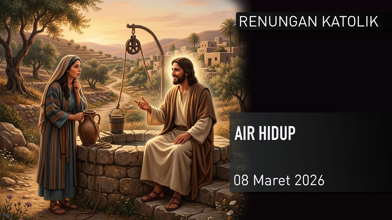 Renungan Katolik 08 Maret 2026 Air Hidup