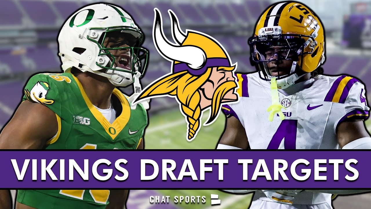 Vikings Draft Targets After Landing The #18 Pick In 2026 NFL Draft