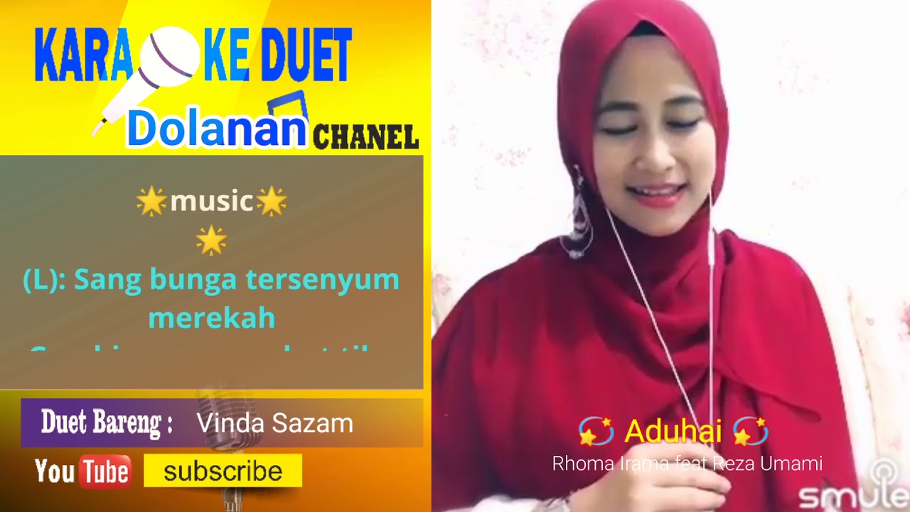 Aduhai Karaoke Smule Feat VindaSazam