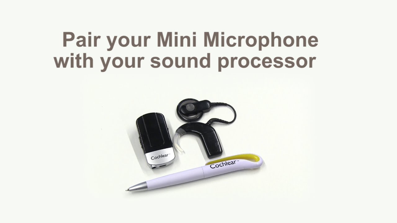 Pair your Mini Microphone with your CP900 Series Sound Processor