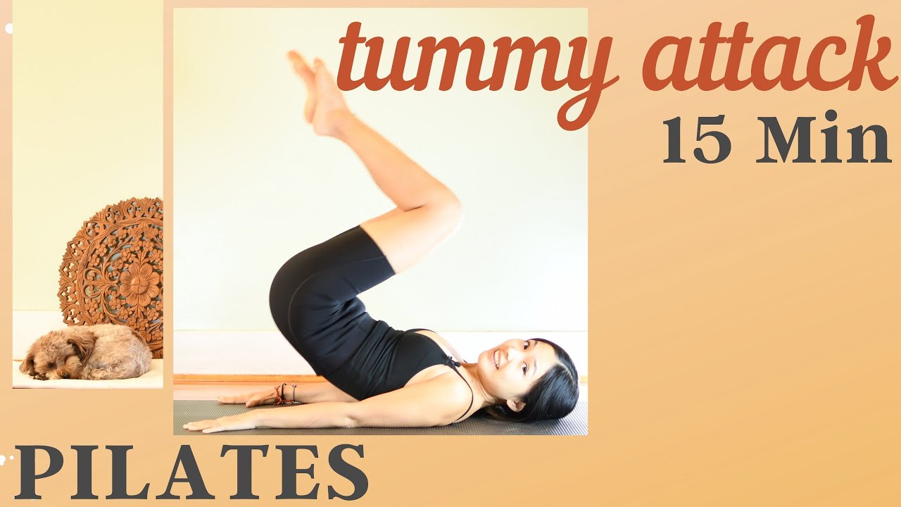 Tummy Attack Pilates Workout | No Equipment At Home With Hannah #20912