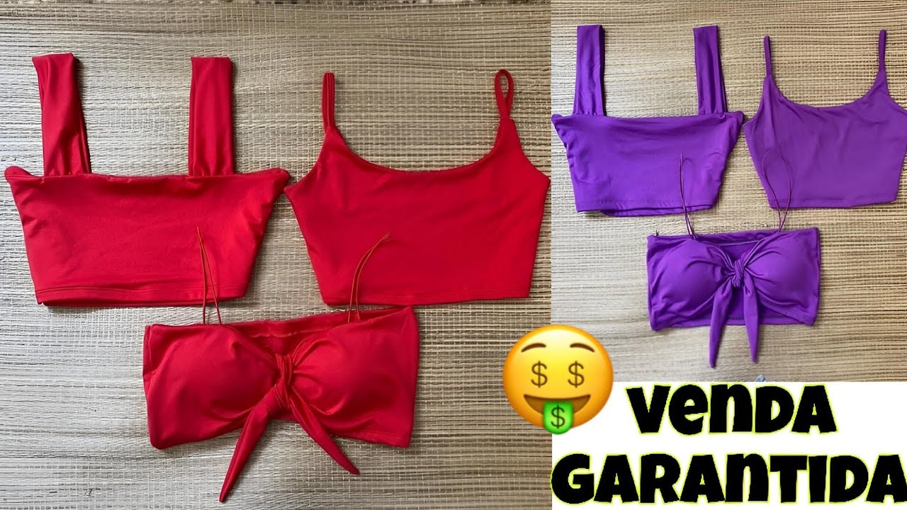KIT CROPPEDS! FAÇA E VENDA POR 69,90 💰 As clientes adoram - NÃO SOBRA UM