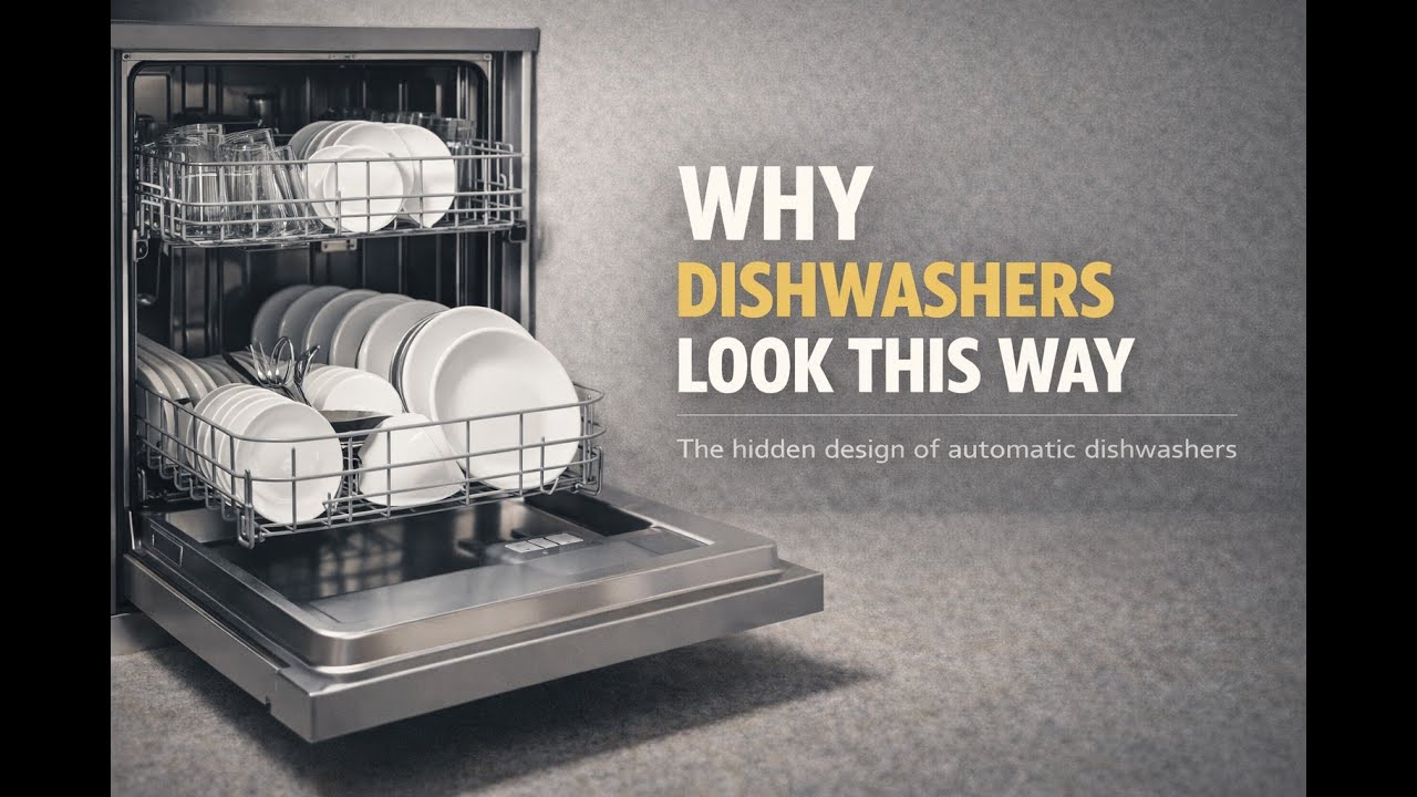 Why Dishwashers Look the Way They Do — The Hidden Design of Automatic Dishwashers