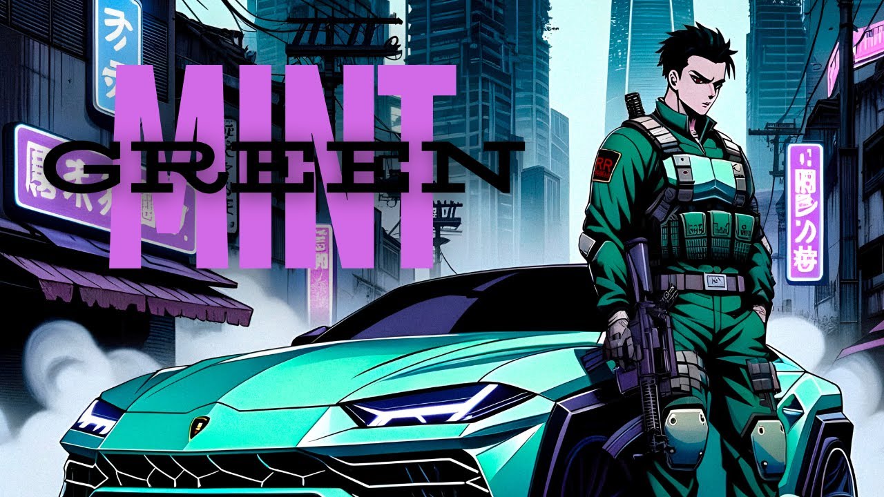 GRMV - MINT GREEN 👾 (Prod. by LAW) - LYRIC VIDEO