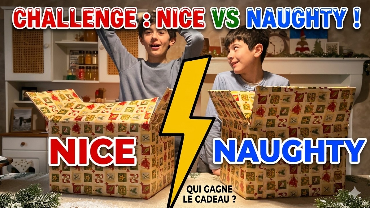 NICE VS NAUGHTY CHRISTMAS PRESENT CHALLENGE