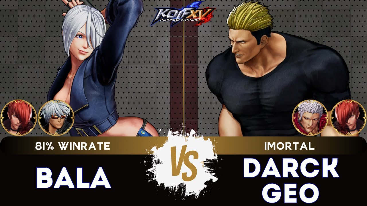 KOF XV🎞️BALA KOF (Angel/K'/Iori) vs DARCK GEO (Yamazaki/O.Yashiro/Iori) 🎞️Replay Match - 10/25