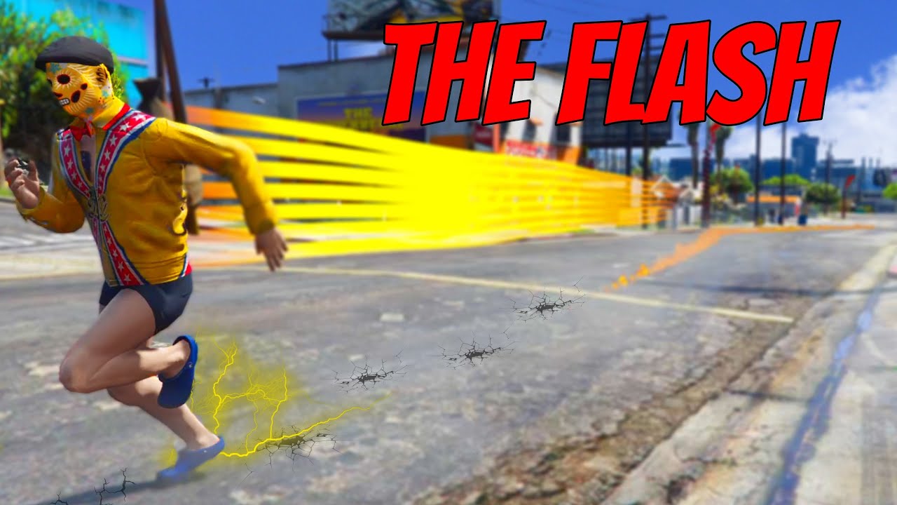 Robbing Banks As The Flash In GTA RP