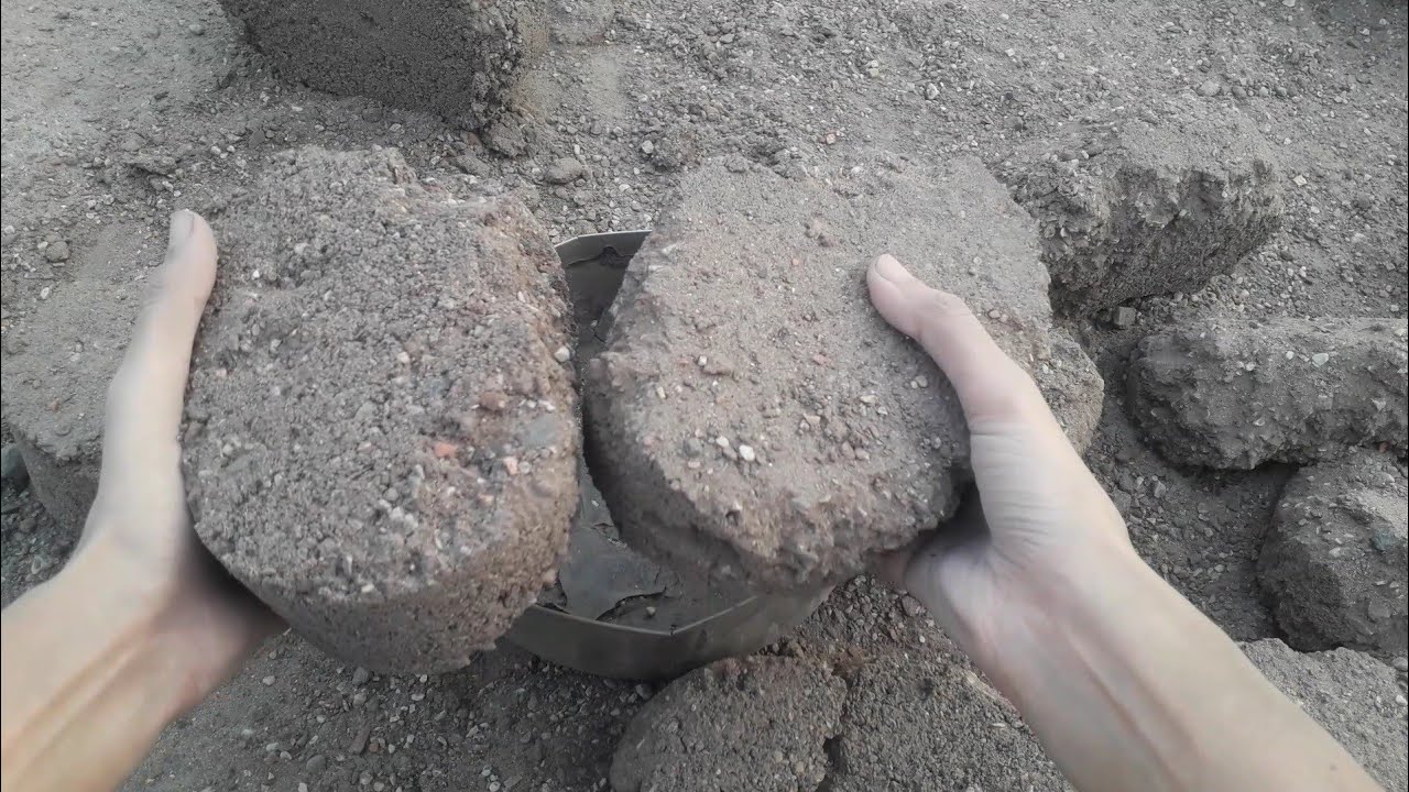 Brown dirt bricks  crunchy grainy chunks crumbling dry or wet crumble 💦💧💧