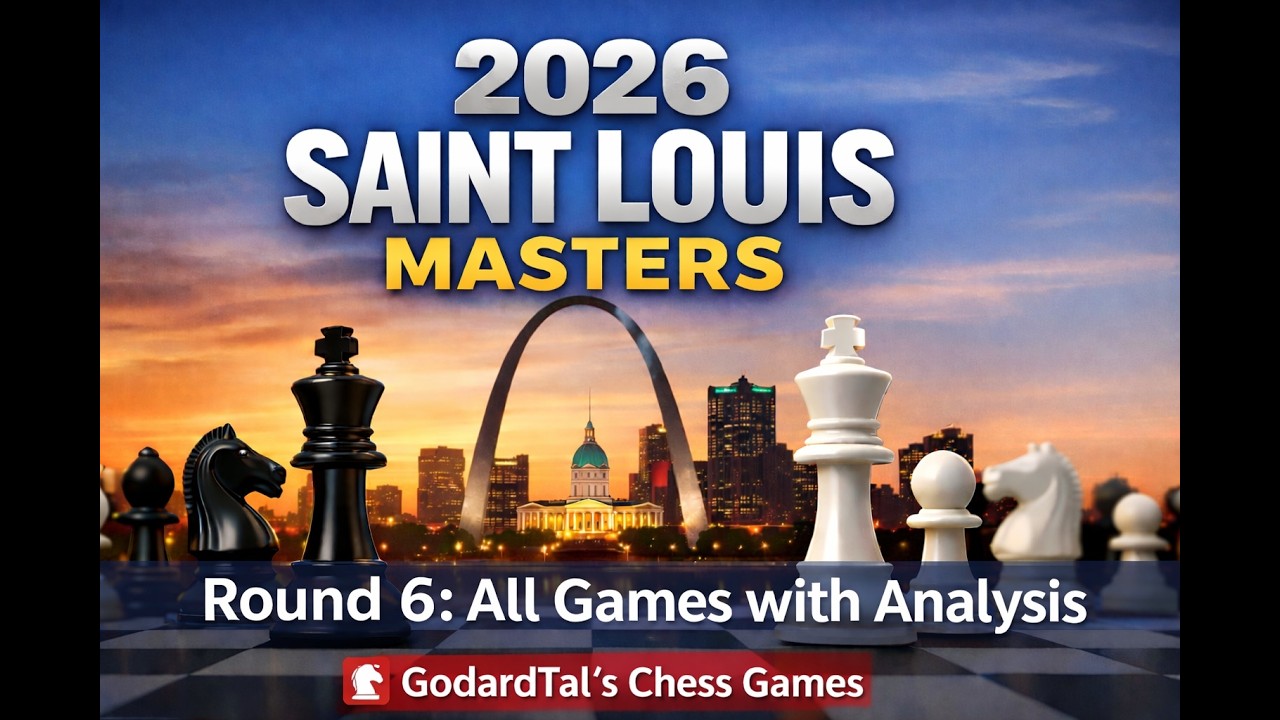 2026 Saint Louis Masters - Round 6 : All Games with Analysis