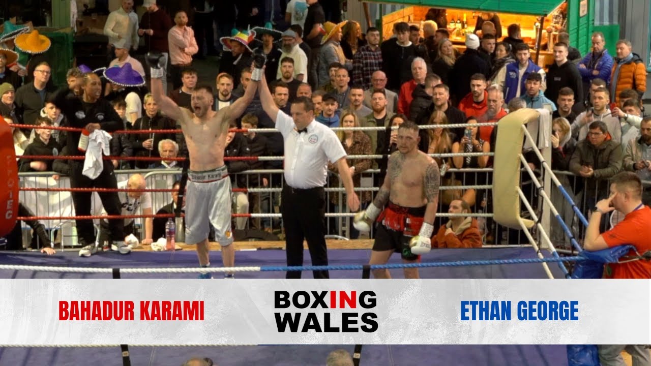 BAHADUR KARAMI VS ETHAN GEORGE - ABERGAVENNY MARKET HALL - 6TH APRIL 2023