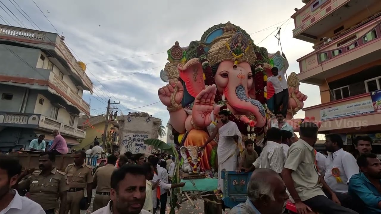 Ganesh Nimarjanam Grand Celebration 2023 | Bagalur | Ganesh Visarjan | Manjunathvlogs