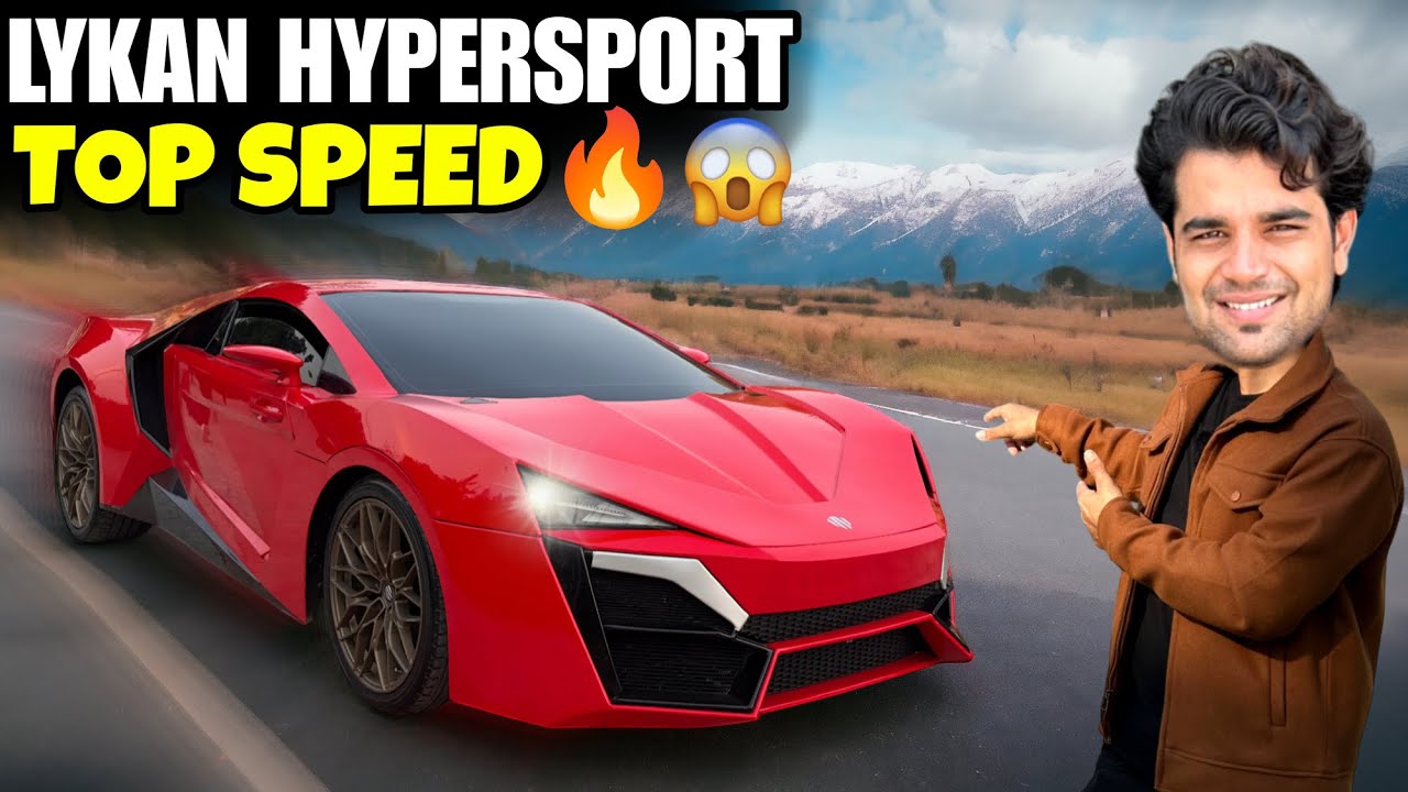Top Speed Of Lykan HyperSport🔥