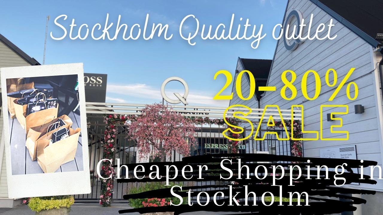 Heaven of brand lovers | Cheaper and best shopping place in Sweden | Stockholm Quality Outlet| 2021