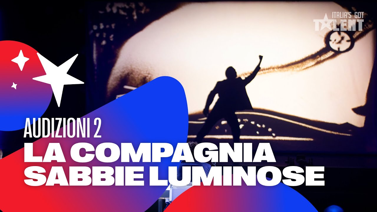Il ricordo di Bologna con la Compagnia Sabbie Luminose 🕦 a Italia's Got Talent