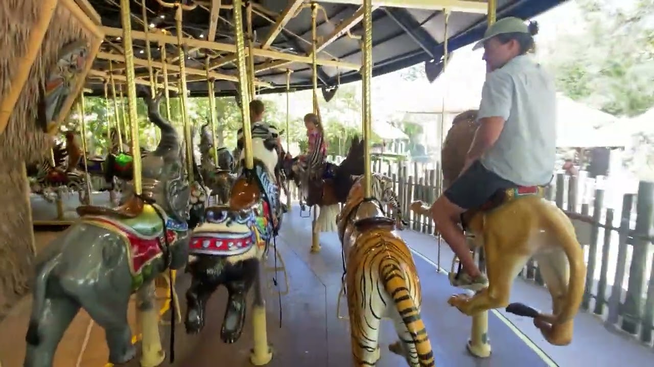 Carousel ride at San Diego Zoo Safari Park ￼