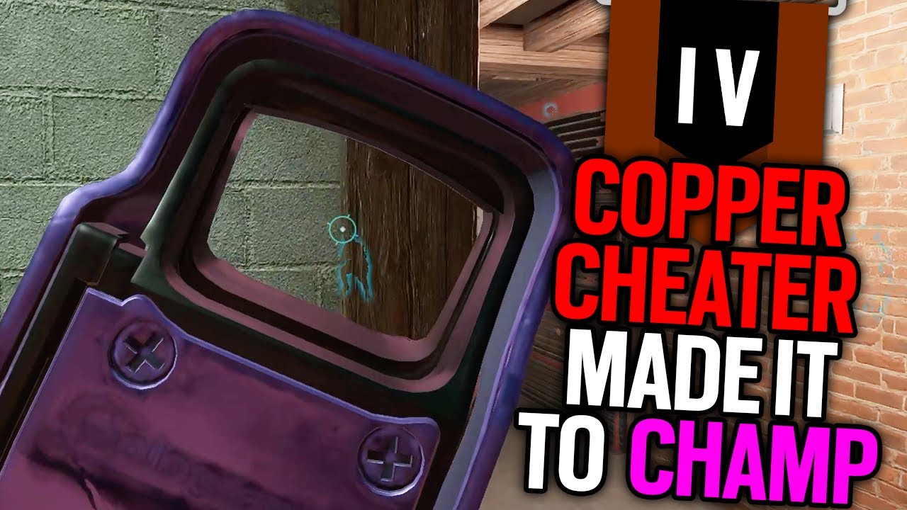 CHAMP CHEATER DOESN'T KNOW HOW TO PLAY SIEGE