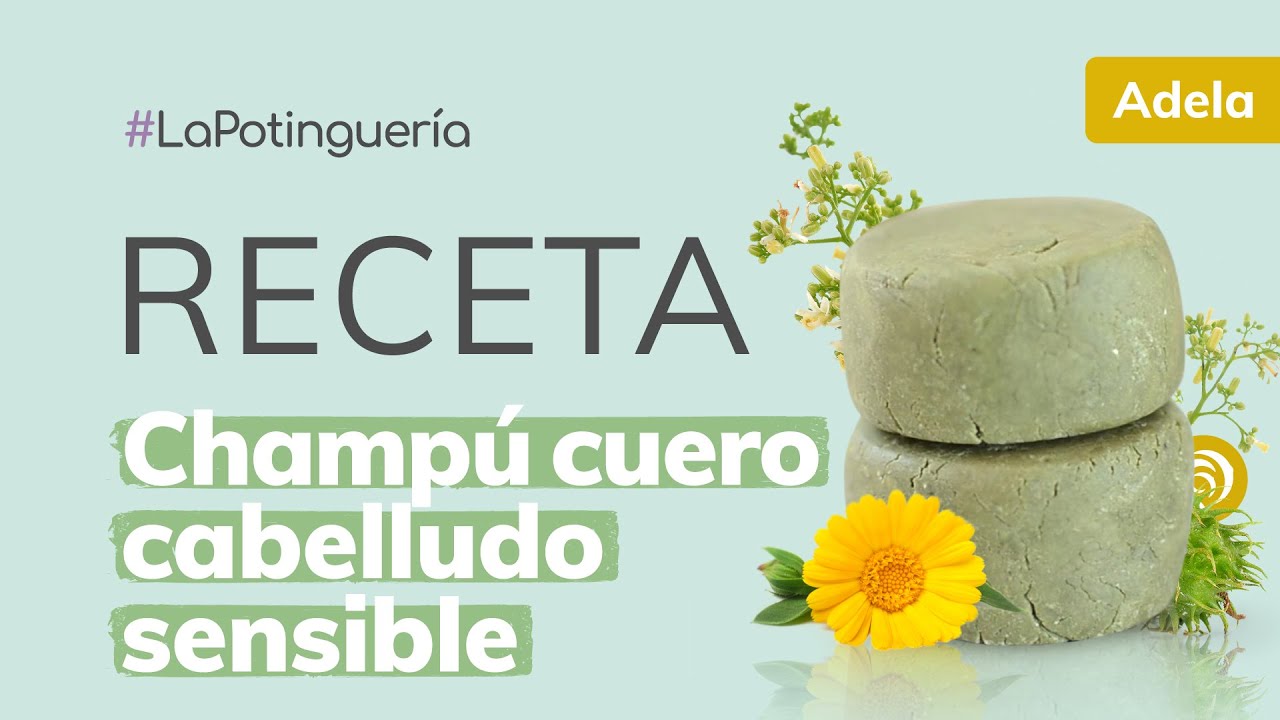 Cómo hacer Champú Sólido Casero para Cuero Cabelludo Sensible | Cosmética Natural - Jabonarium #LP