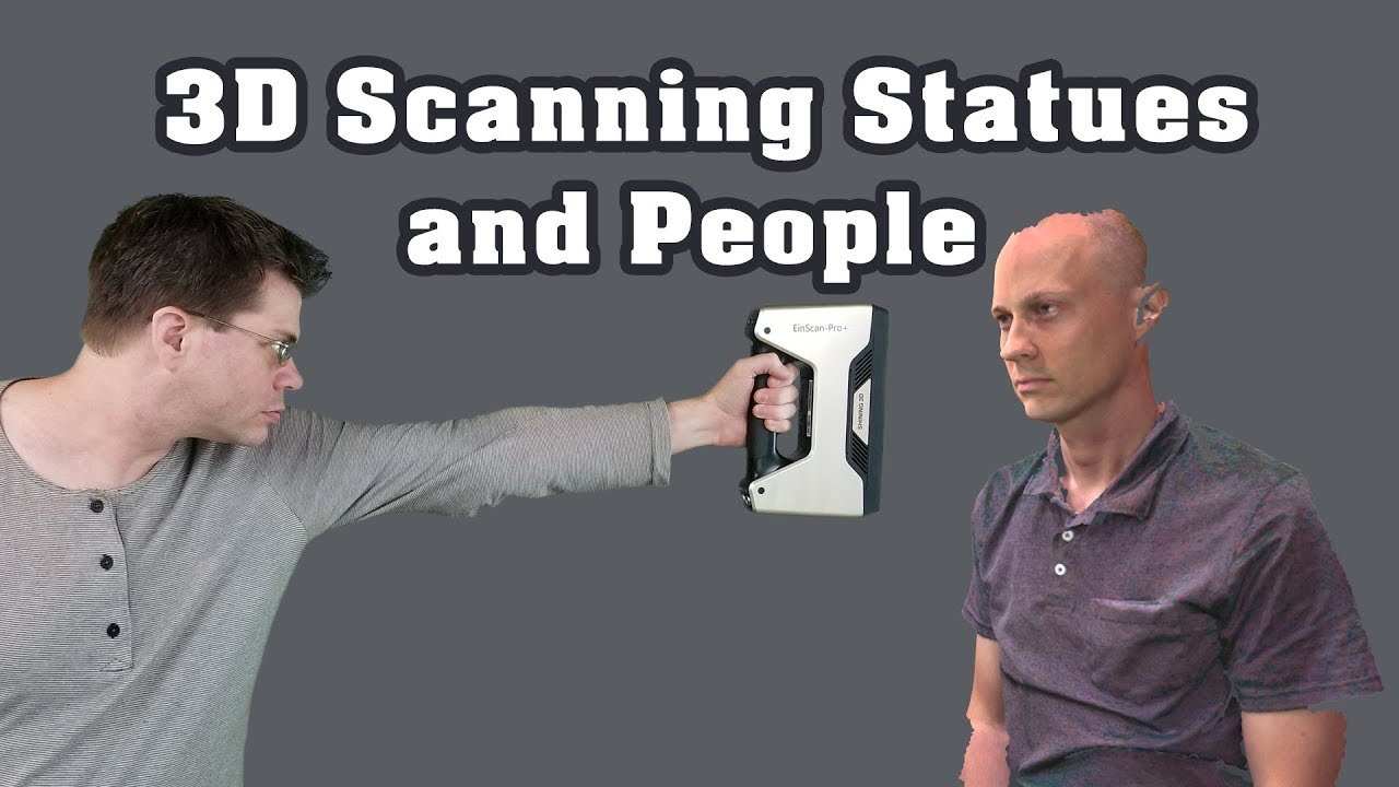 3D Scanning Statues and People with the EinScan Pro+