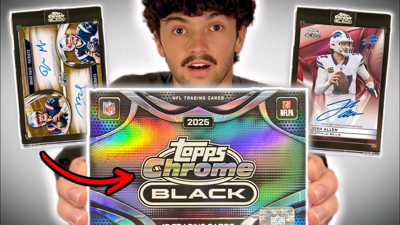 Я открыл НОВЫЕ хобби-боксы Topps Chrome Black Football!