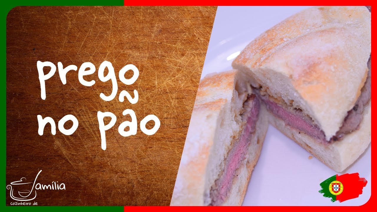 Mais português não há: PREGO NO PÃO receita