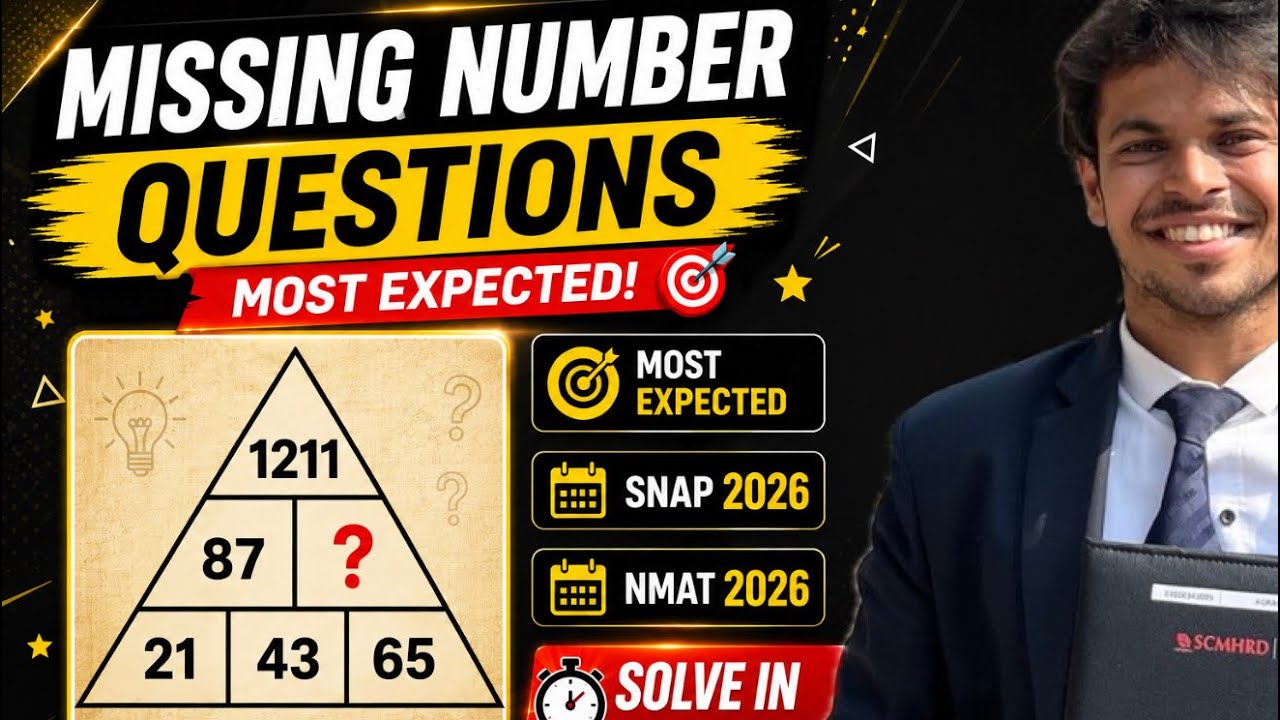 SNAP 2026 | REASONING TRICKS | MOST EXPECTED QUESTIONS | SNAP 2026 | NMAT 2026 | CAT 2026