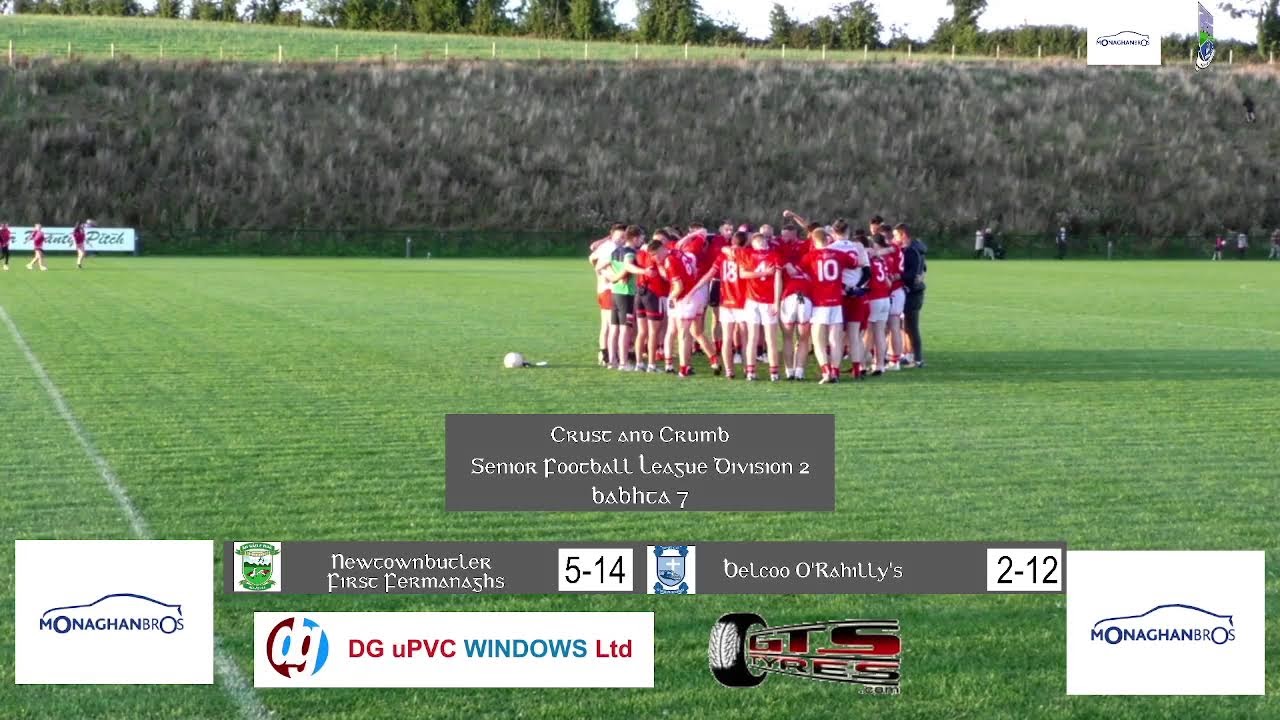 LIVE Monaghan Bros Fermanagh GAA TV - SFL - Newtownbutler First Fermanaghs v Belcoo O'Rahilly's