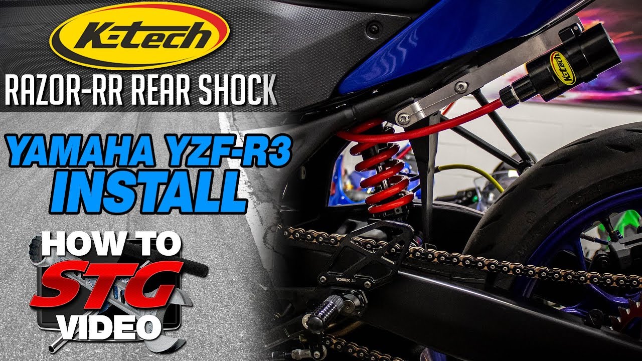 K-Tech Yamaha R3 Razor-RR Rear Shock Install | Sportbike Track Gear