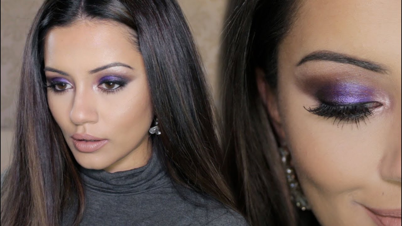 Purple Winter Makeup Tutorial 2015 | Kaushal Beauty