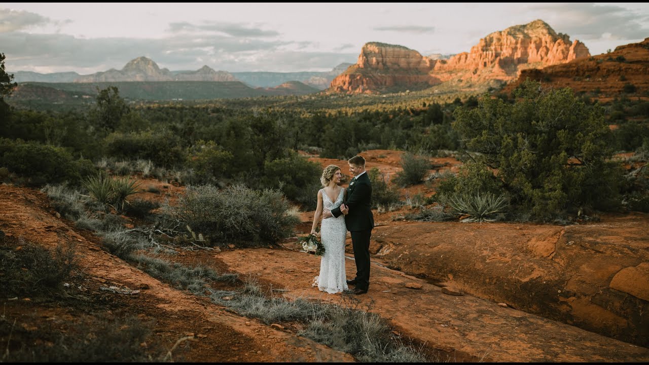 E&M - Sedona, Arizona Elopement at Sunset