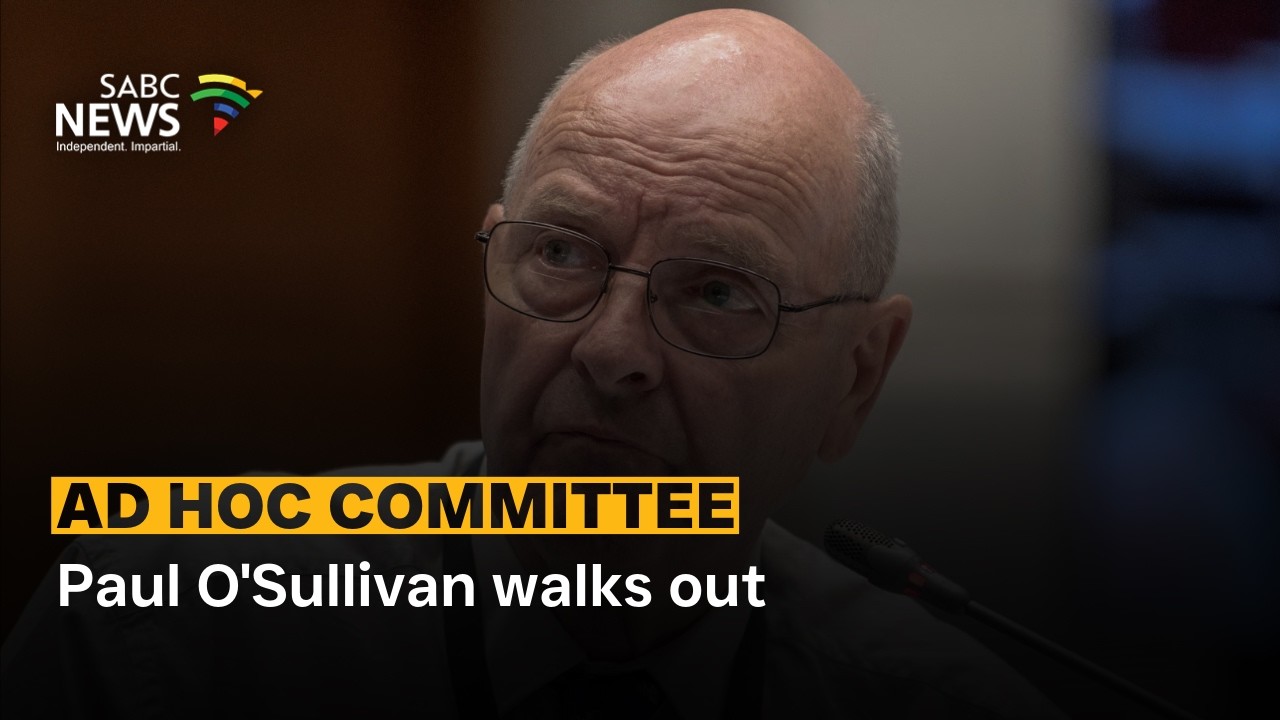 Ad Hoc Committee | Paul O'Sullivan walks out