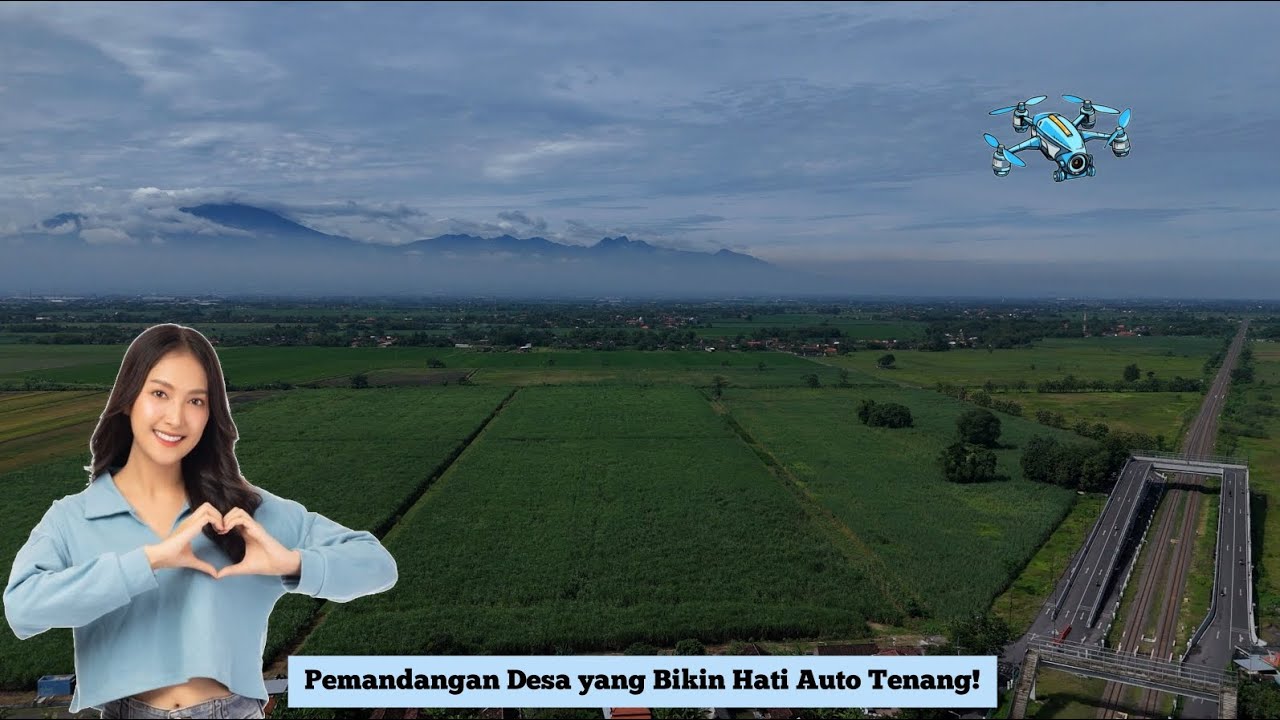 Pemandangan desa yang bikin hati Auto tenang 🥰😍