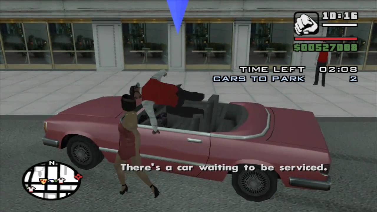 GTA: San Andreas Valet Parking Side Mission (HD)