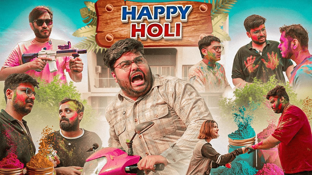 HOW EVERY INDIAN CELEBRATES HOLI ❤️