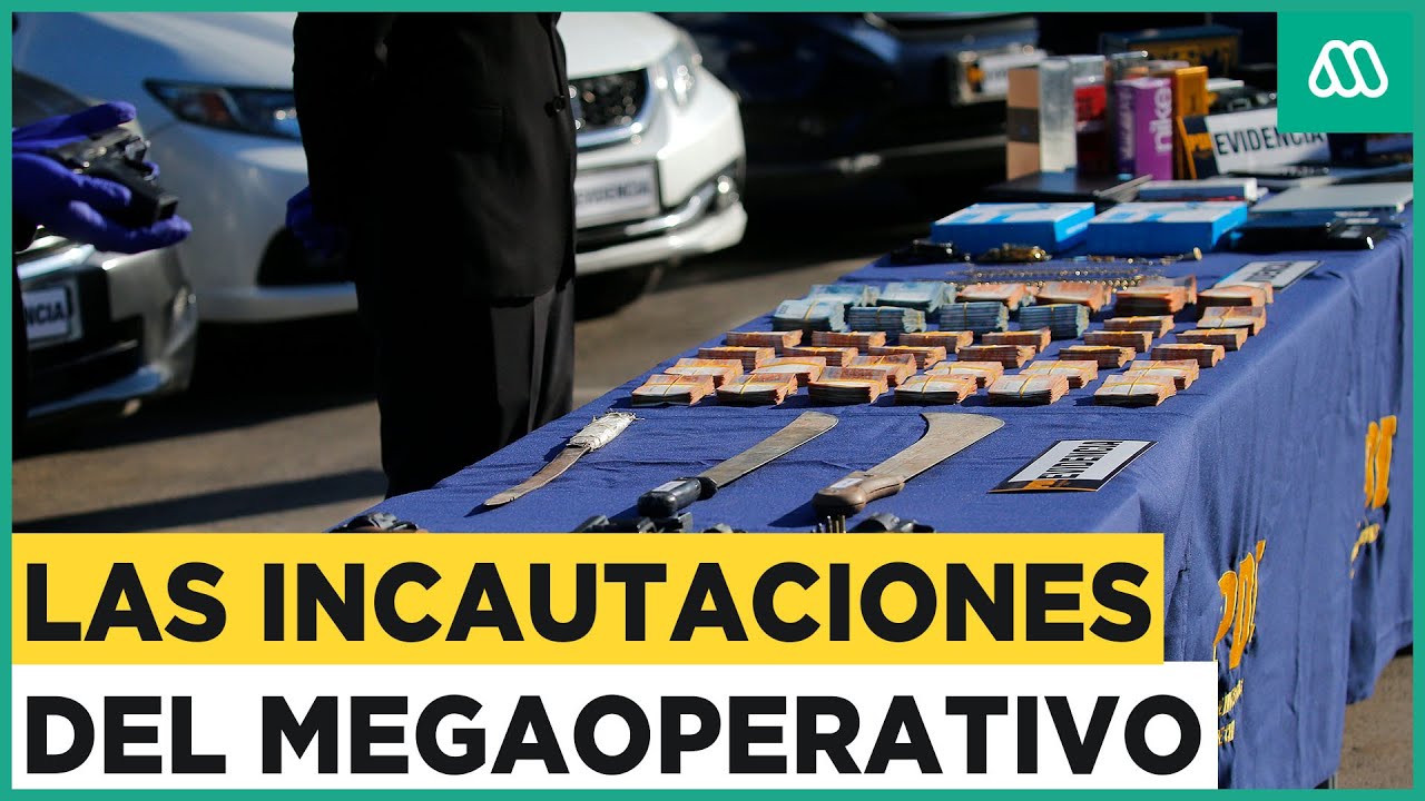 Las incautaciones del megaoperativo de Cerrillos de 